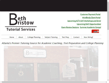 Tablet Screenshot of bethbristow.com